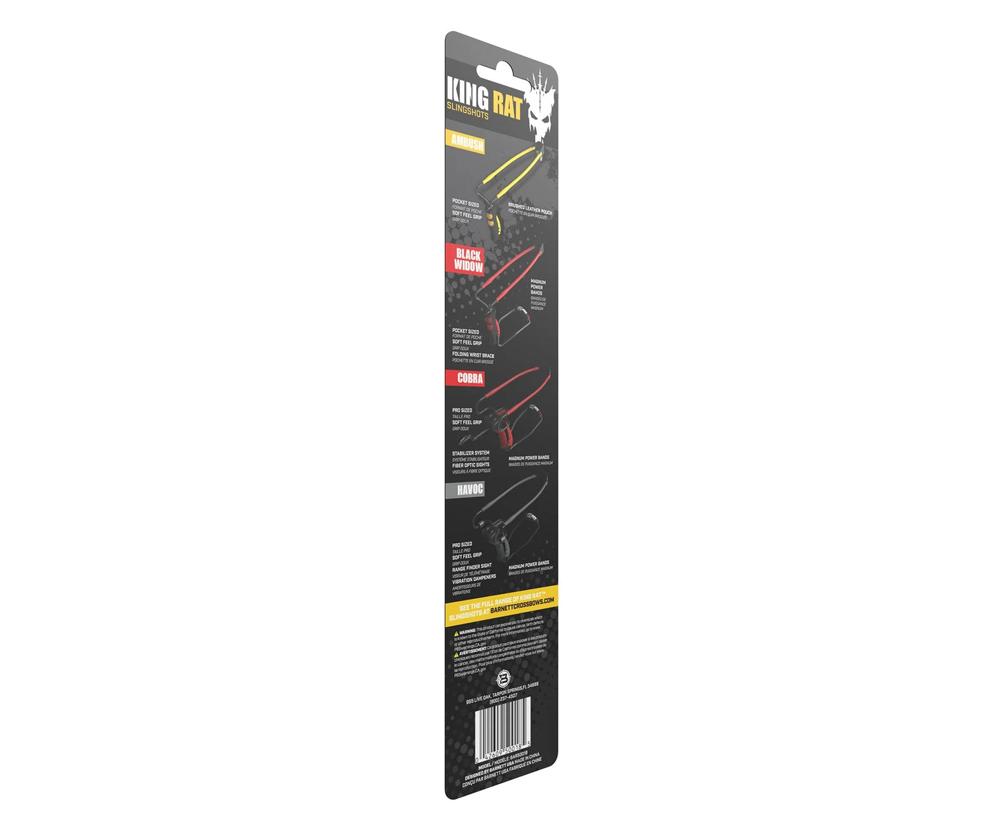 Barnett King Rat Slingshots Magnum Power Bands