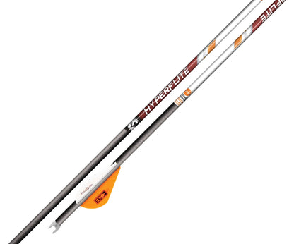 Barnett Hyperflite™ 22" Arrow - 3 Pack Orange/White Hunting Crossbow Arrows 